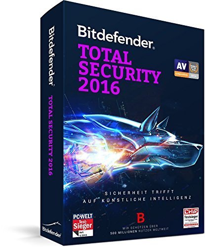 Preisvergleich Produktbild Bitdefender Total Security 2016 - 1 PC / 1 Jahr - (Lizenz)