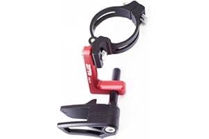 Lioaeust Guía de cadena, guía de cadena de disco de carretera de bicicleta y estabilizador de cadena están instalados protector de cadena de bicicleta de aleación de aluminio (D)