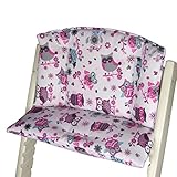 Babys-Dreams Sitzkissen Auflage Sitzkissenset für Stokke Tripp Trapp Hochstuhl (Weiß Rosa/Pinke Eulen$1) Babys-Dreams Sitzkissen Auflage Sitzkissenset für Stokke Tripp Trapp Hochstuhl (Weiß Rosa/Pinke Eulen$1)
