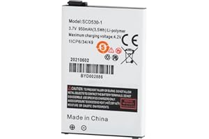 CHUNCAIL Akku kompatibel für Philips Avent SCD530, SCD535, SCD535/00, SCD536, SCD540 Babyphone-Lautsprecher (950 mAh, 3.7 V, Li-Ion)