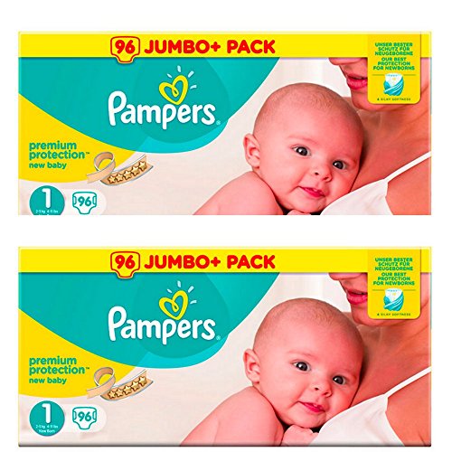 Pampers Newborn Baby Nappies Size 1 Premium Protection New Baby Giant