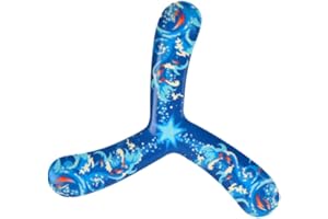 TOYANDONA 1PC Boomerang Sports Aériens Jouet Boomerang en Mousse pour Enfants Adultes en Plein Air Plage Jouet (Couleur Aléatoire)