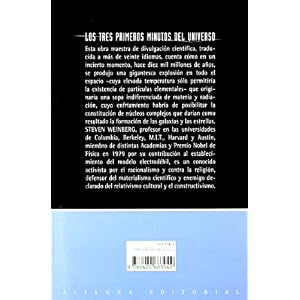 Los tres primeros minutos del universo (Libros Singulares (Ls))