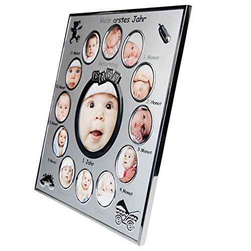 Jago Bilderrahmen-Mein erstes Jahr Baby Fotos Aluminiumrahmen für Kinderzimmer - 2