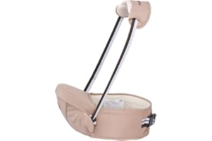 Paraphee Marsupio Ergonomico Hipseat con Tracolla, Seggiolino per il Trasporto di Bambini Piccoli, Peso Leggero e Risparmio di Manodopera