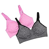 FeelinGirl 2-er Damen Still-BH Schwangerschaft Still BHs ohne Bügel nahtlose Umstandsmode Unterwäsche S M L XL - 5