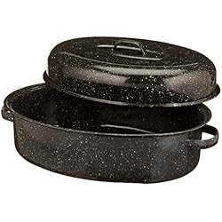 Roaster grand modèle de Warmcook / Cocotte à enfourner 46 x 31 x 19 cm Acier émaillé
