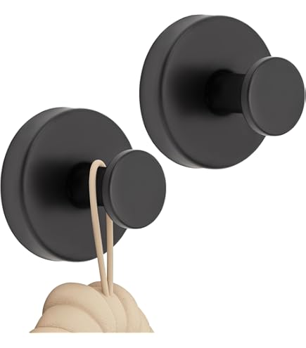2 Ganchos Multifuncionales De Pared De Baño, 2024 Mejorados Con Potentes Ganchos De Ventosa Al Vacío Para Ducha, Toallero Sin Taladro, Montado En La Pared, Extraíble, Resistente, Para Bata, Abrigo