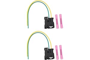 Be In Your Mind 2 Pezzi Connettore Bobina Di Accensione Per Auto A 2 Pin Compatibile Con Renault Avantime DE0 Compatibile Con Clio II BB0 Con 4 Terminali Connettore Bobina A Doppio Pin