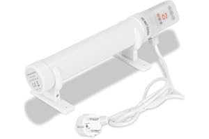 Sonnewelt 60W Gewächshausheizung Elektrische Heizung für Gewächshäuser mit Timer-, Zeitplan- und Zyklusfunktion,Ideal für Schränke und Gewächshäuser