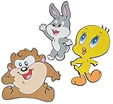 baby looney tunes lights camera tweety sehr schöner 3-D Effekt: aus 0,7 cm dicken und stabilen 3-D Moosgummi / Kunststoff