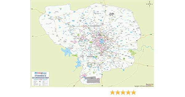 Map of hyderabad city