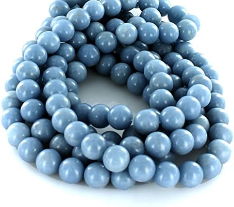PERUVIAN ANGELITE 14mm ROUND BEADS 16"