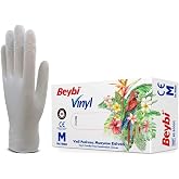 Beybi Vinil Pudrasız Muayene Eldiveni M (Medium) Beden
