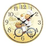 reloj pared cocina carrefour Movimiento Silencioso: Mecanismo sin ruido con movimiento de cuarzo superior, que le brinda un ambiente tranquilo sin tictac. No afectará su sueño o el trabajo en su dormitorio o sala de estudio.