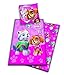 Produktbild Paw Patrol Bettdecke 140 x 200 cm rosa