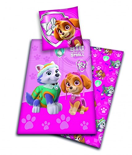 Preisvergleich Produktbild Paw Patrol Bettdecke 140 x 200 cm rosa