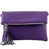 NEU - Schöne kleine Clutch/Citytasche aus strapazierfähigem und dennoch weichem Leder in vielen Farben erhältlich - NEU