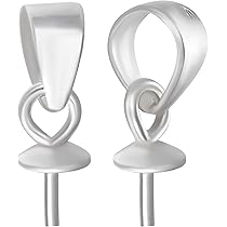 Beebeecraft 1 Boîte 6 Pièces Fermoir à Pincer 925 Crochets à Glace En Argent Sterling Pince