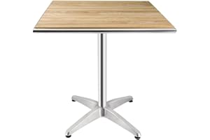 Bolero Bistrotisch Esche quadratisch 700mm, Eschenholz, Größe: 720(H) x 700(B) x 700(T)mm, Innen- & Außentisch, Terrassenmöbel - Restaurant, Café & Heimgebrauch, CG835