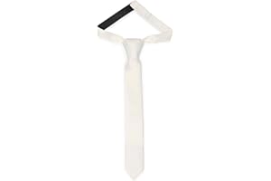 Ladeheid Corbata para niños para chicos - Aspecto elegante mate, Pre-atada con cierre autoadherente, Perfecta para ocasiones especiales - Corbata de clip estilosa tamaño 31cm x 4cm TKM
