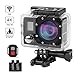 Produktbild Hepooya Action Kamera 4K Camera WIFI Unterwasser Kamera Ultra HD 2 "LCD Wasserdichte 30M 170 °Ultra-Weitwinkel mit Zubehör-Kits für Radfahren Schwimmen Tauchen -