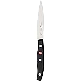 ZWILLING Cuchillo de mechar, Longitud de la hoja: 10 cm, Hoja pequeña, Mango especial de acero inoxidable/plástico, Twin Poll