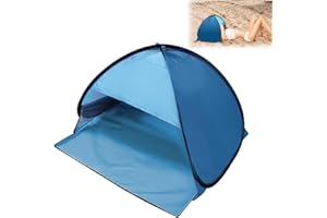 Dhqkqg Mini Tienda de Campaña para Playa, Tienda de Campaña Desplegable para Playa, Tienda de Campaña para Perros, Protección Solar, Reposacabezas Portátil para la Cara, para Exteriores