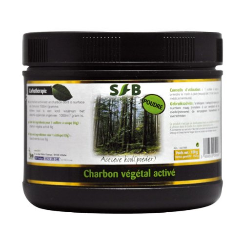 SFB - Charbon végétal activé poudre - Pot de 150 g- (for multi-item order extra postage cost will be reimbursed)