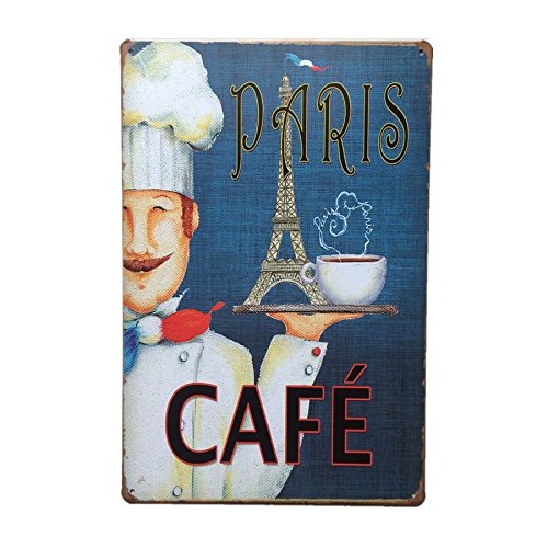 Placas Arte Cartel de Muestra Metal Vintage Decoración Pared Café Ca