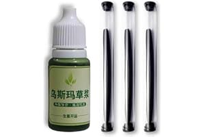 SOPAN USMA Grass Extract Essence, USMA Grass Care Cilia Growth Nourishing Liquid, USMA Grass Hair Care Liquid, Magic Little Black Stick