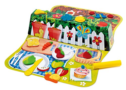 John Adams577 10627 EA Playstuff Dough Picnic Patch (5 Pots), Multicolor