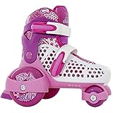 Funda extraíble y lavable. Stateside SFR Stomper - Patines Cuatro Ruedas Ajustables para Niña - Color Rosa/Blanco - UK6 Junior - 9 Junior