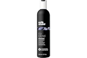 milk_shake | Icy Blond Shampoo 300 ml, Specific Anti-Yellow Shampoo for Blonde or Lightened Hair, with Black Pigment, Made in Italy