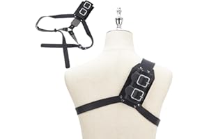 ‎NBEADS nbeads Mittelalterlicher Schwert Froschhalter, 136cm Langes Retro PU Leder Schwert Frosch Halter Schwert Holster Rückengurtband Für Halloween Rolle Cosplay Kostüm Requisiten, Schwarz