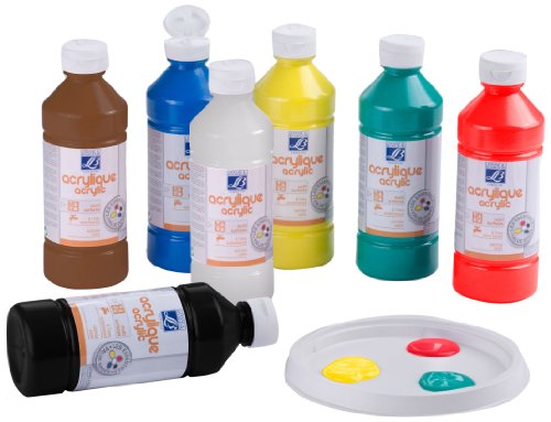Lefranc & Bourgeois - Pack de acrílico líquido, 10 frascos de 500 ml