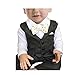 ZOEREA Newborn Infant Toddler Boy Babys Long-sleeved Cotton Gentleman Cute Black Vest Tuxedo Romper Jumpsuit Clothing With Yellow Polka Dot Bowknot (Size 95)