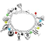 Juego de pulseras de regalo de la Bella y la Bestia.