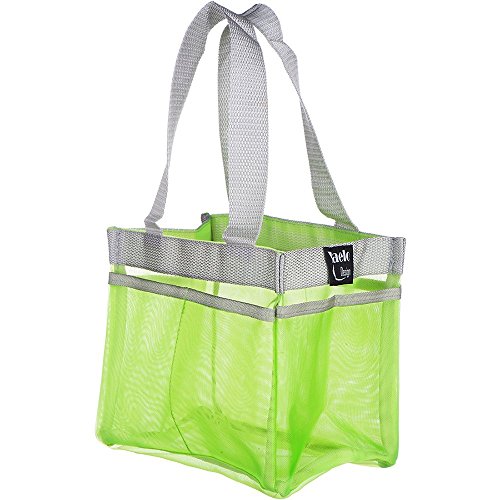 Shower Caddy - Quick Dry Hanging Dorm Shower Caddy – Gym Shower Caddy – Hanging Toiletry Bag – Shower Tote – Shower Caddies Organizer – Shower Bag 7 Storage Totes Compartments – Shower Tote (Grün)