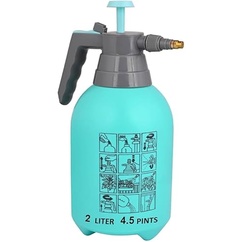 RERANT 2 LTR Multipurpose Classic Sprayer Hand Powered Water Spray Bottle for Gardening Sanitising Car & Bike Wash Home & Garden (Style 1)