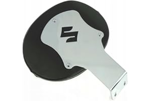 BM UK | VL125 | Moto Cromo Piloto Asiento Respaldo Cómodo Apoyo Asiento Reposacabezas - Suzuki VL125 | VL250 Intruder