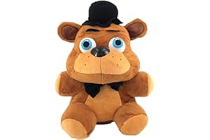 MAGIC SELECT Fnaf Plushies Five Nights at Freddys Pluszaki Fazbear Freddy 25 cm, miękka zabawka lalka, luszaki Fnaf Zabawki Sister localitation Freddy Fazbear Plushed Toy, pluszowa zabawka dla prezenty dzieci