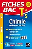 Fiches bac Chimie Tle S (enseignement spécifique): fiches de révision - Termimale S