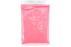 Poudre fluorescente - 4 couleurs fluorescentes - Poudre de couleur fluorescente - Vernis à ongles - Revêtement brillant dans la nuit (rose)