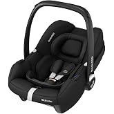 Maxi-Cosi CabrioFix i-Size ADAC'lı Bebek Oto Koltuğu ve Ana Kucağı, Essential Black, 0-13 kg