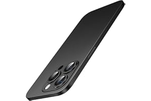 ‎JETECH JETech Etui Ultra Szczupły (0,35 mm Slim) do iPhone 14 Pro Max 6,7 Cala, Aparat Fotograficzny Obiektyw Cover Pełny Ochrona, Lekki Matowe Skończyć PP Twardy Minimalistyczny Case (Czarny)