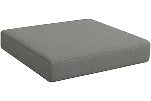 ‎CHILLY PILLEY chilly pilley® Rattan-Möbelkissen, Gartenkissen, Sitzkissen, viele Größen und viele Farben 50x60x10, Silber