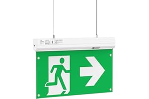 Éclairage de secours à LED permanent - Sortie de secours - Éclairage de secours - Sortie de secours - Sortie de secours - Exit IP20 ou IP65 (lumière continue IP20)