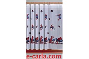 POLAND Tenda a rete in voile Spiderman, 75 x 150 cm (150 cm, 150 cm)