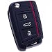 Produktbild GOLF 7 Schlüsselhülle VW · GTI Rline · Volkswagen · Key Cover Schlüssel Hülle · Golf VII · PREMIUM (Schwarz)